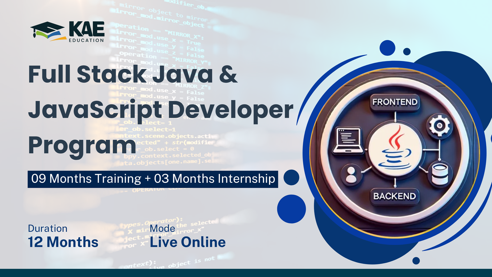 Full Stack Java & JavaScript Developer Program
