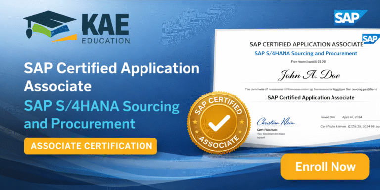 SAP Certified Application Associate – SAP S/4HANA Sourcing and Procurement (MM)