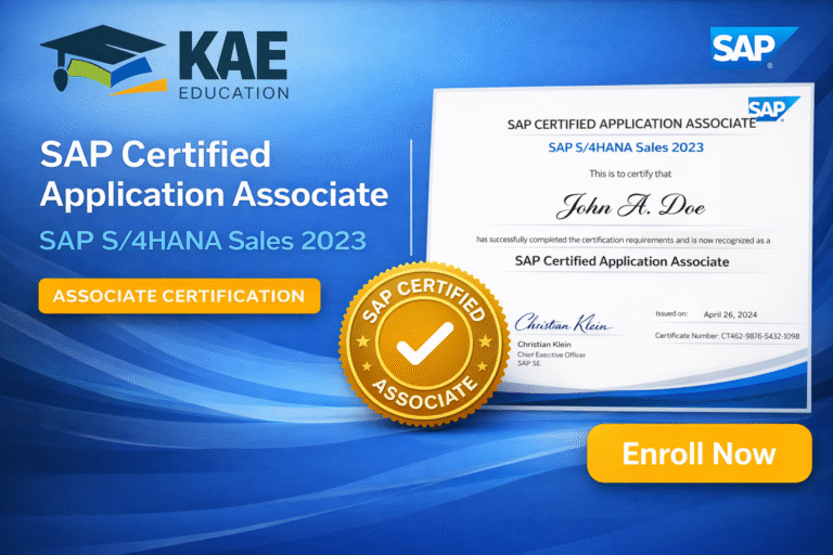 SAP Certified Application Associate – SAP S/4HANA Sales (SD)