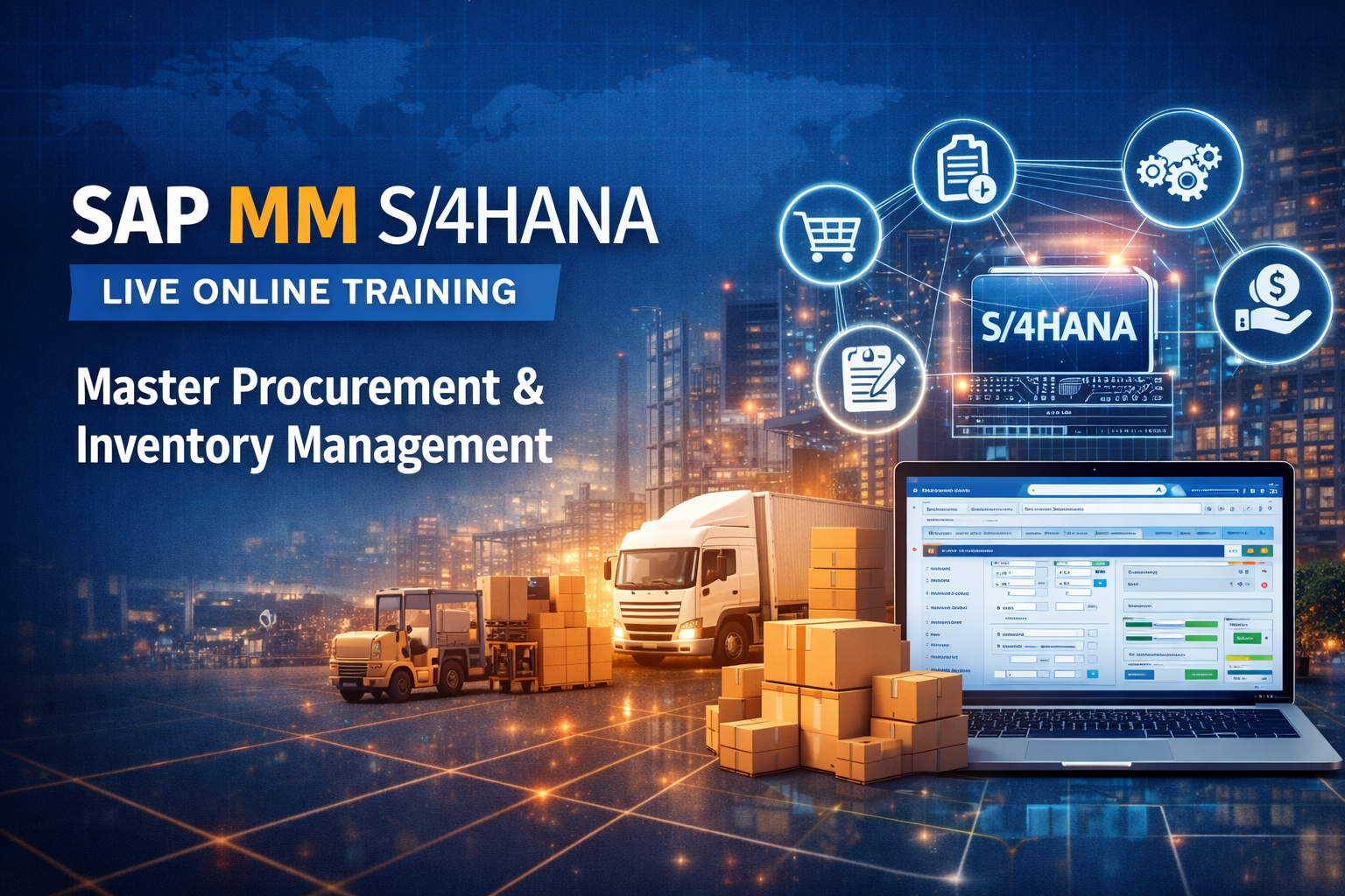 ERP – SAP MM S/4 HANA (Live Online)